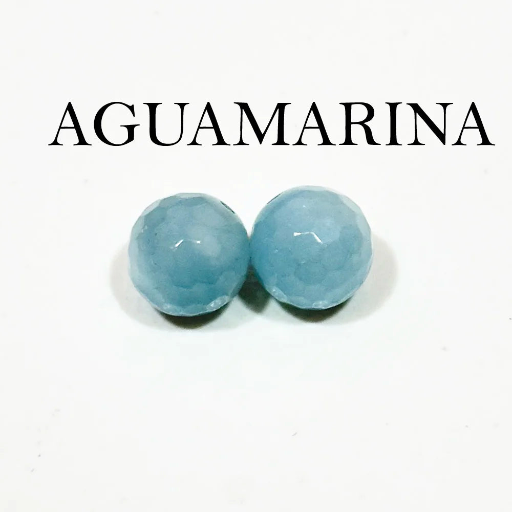 Earrings with Curly Hoop and Mineral