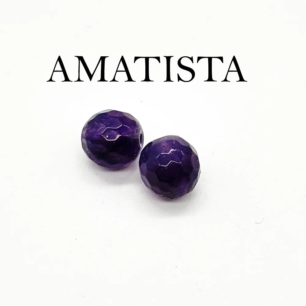 Pendientes gancho con aro rizado y Mineral