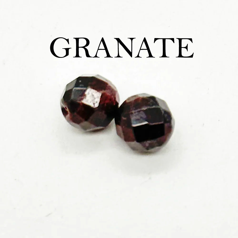Pendientes gancho con aro rizado y Mineral