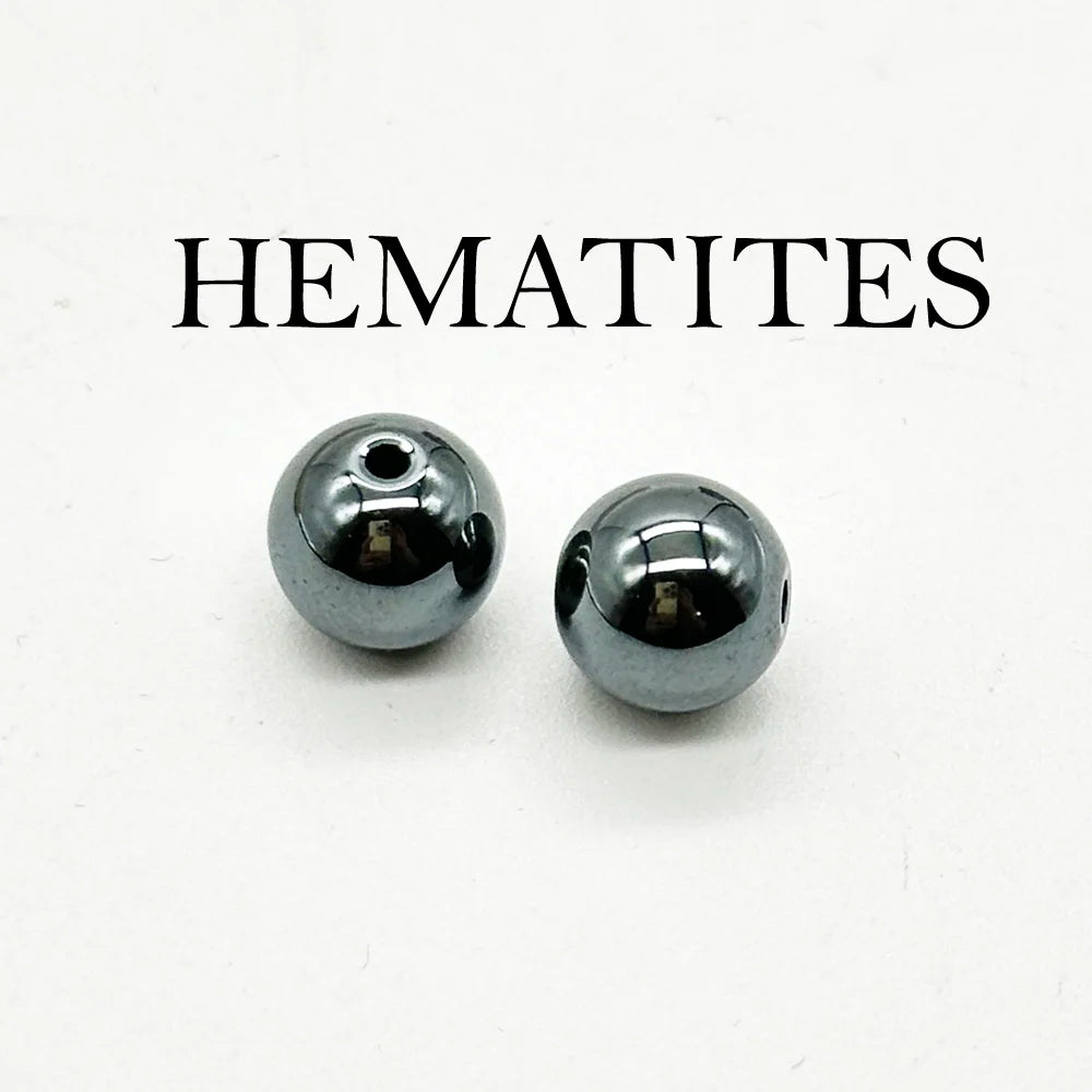 Earrings with Curly Hoop and Mineral