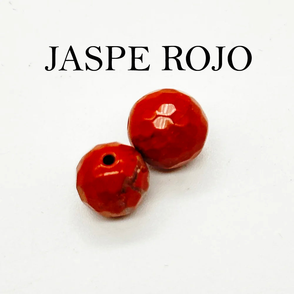 Earrings with Curly Hoop and Mineral