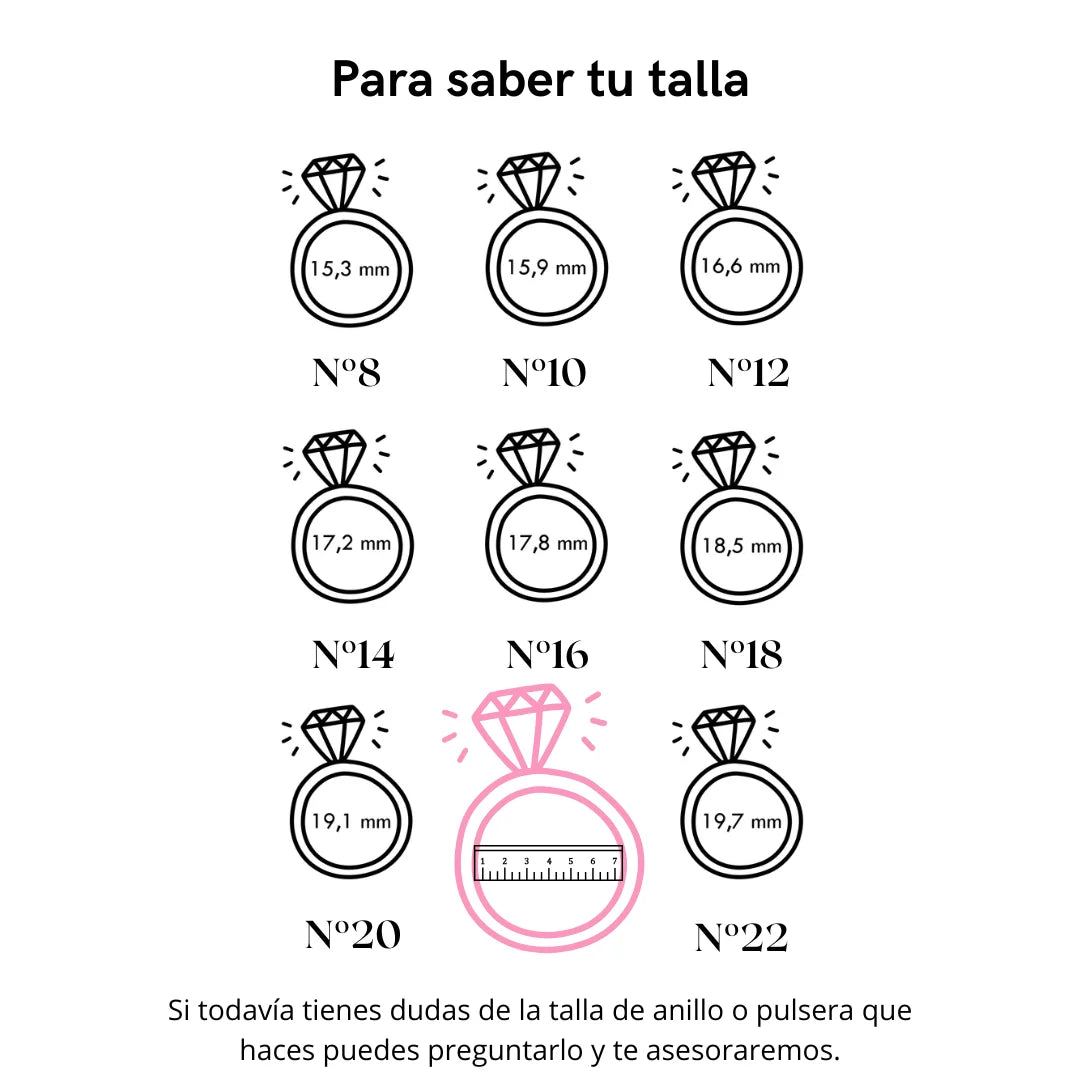 Anillo de plata con Mineral en Bruto