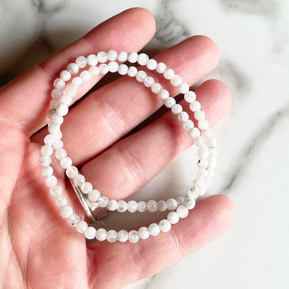 Pulsera finita Piedra luna