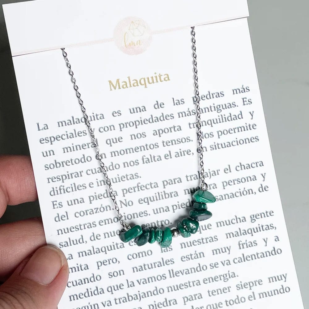 Collar Malaquita Chip