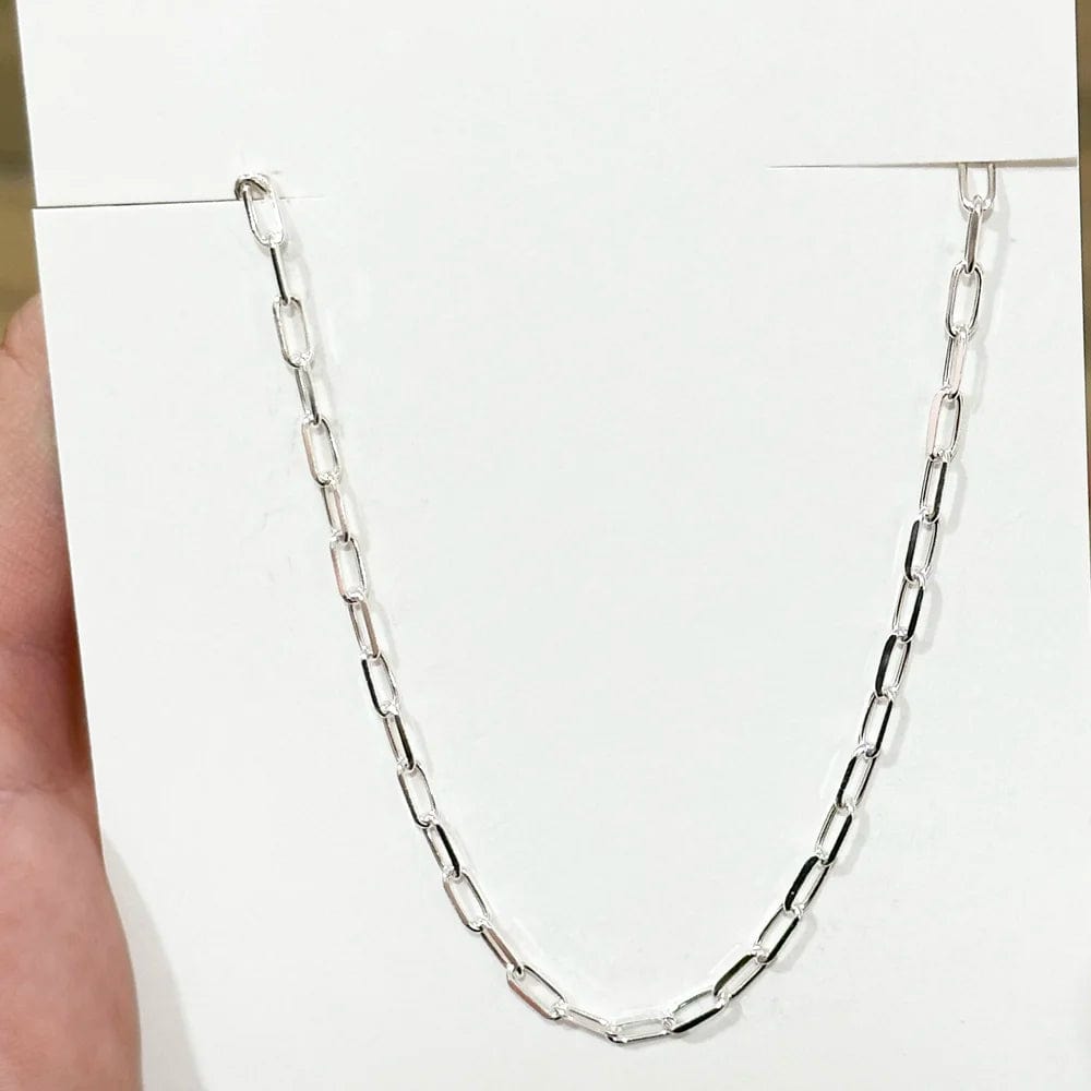 Rectangular Silver Chain