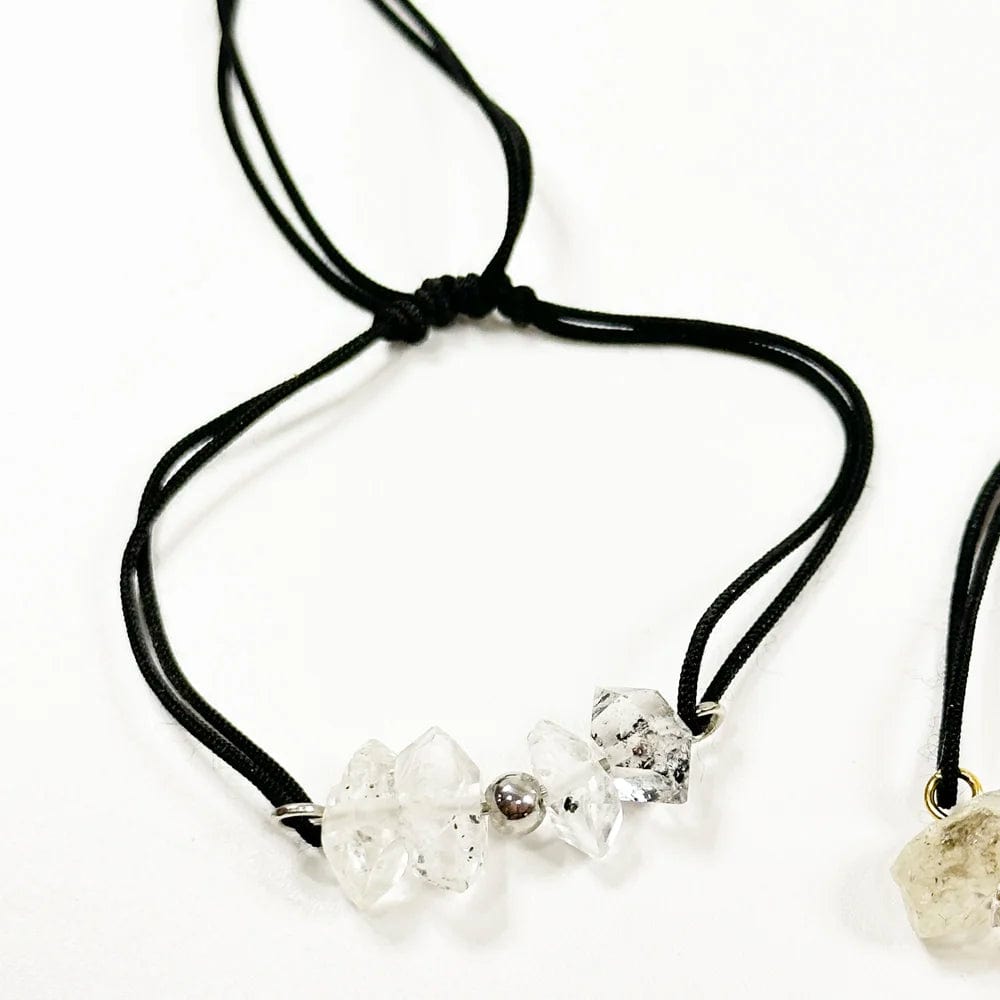 Pulsera hilo Diamante Herkimer