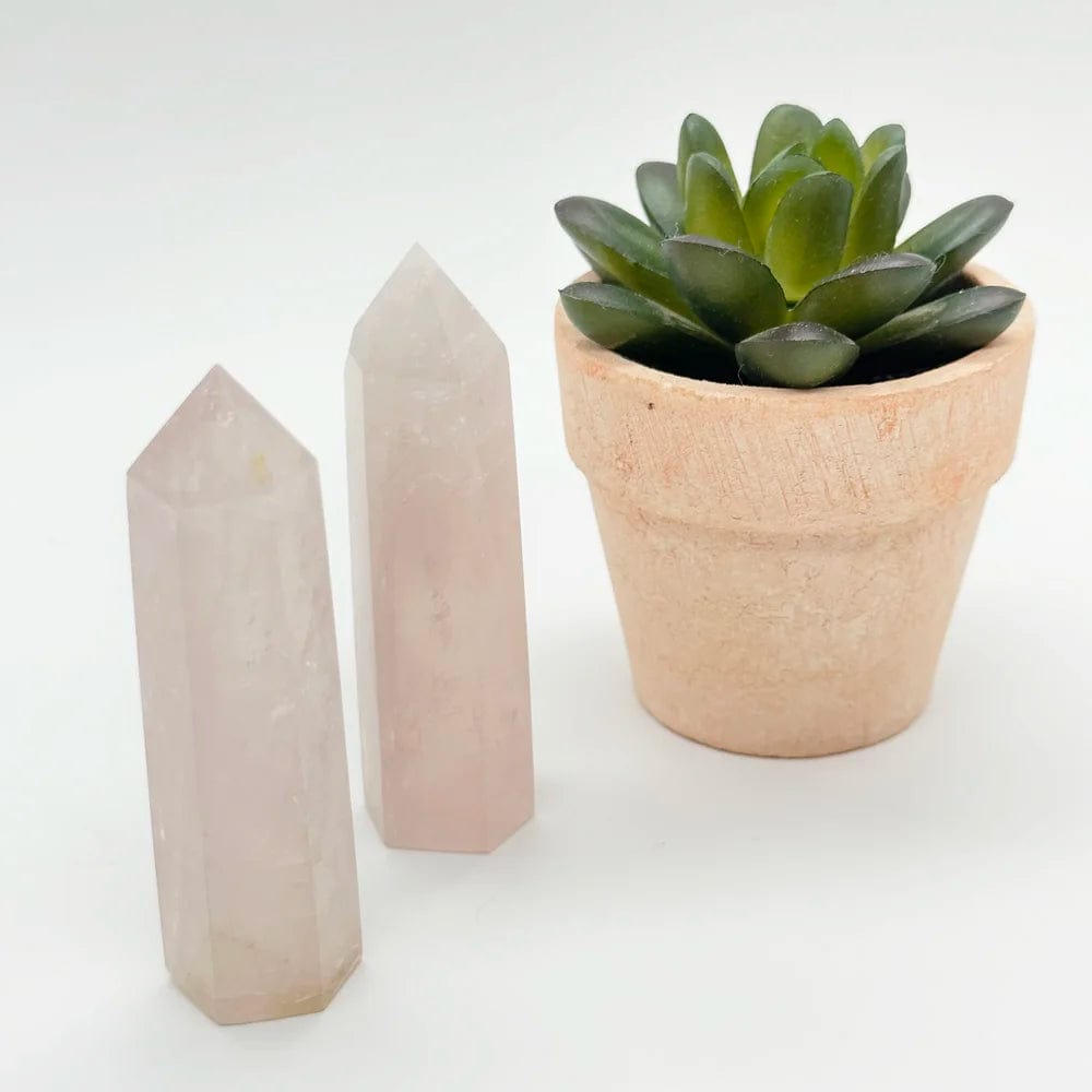 Rose Quartz Obelisk