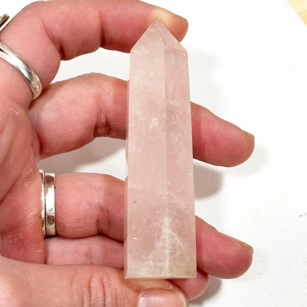 Rose Quartz Obelisk