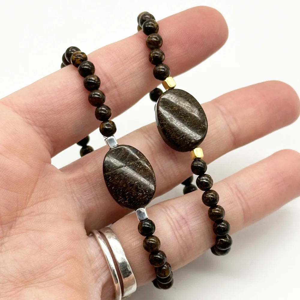 Pulsera de protección con Broncita