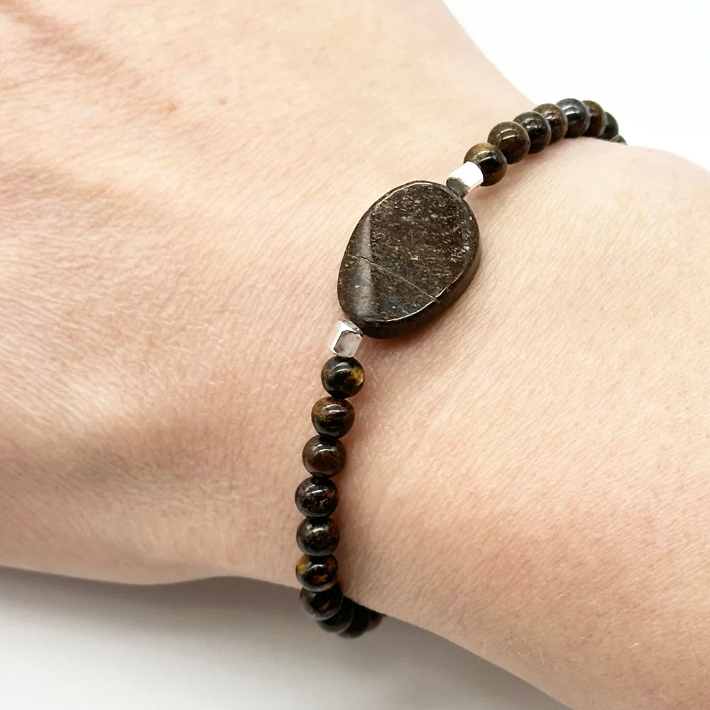Pulsera de protección con Broncita