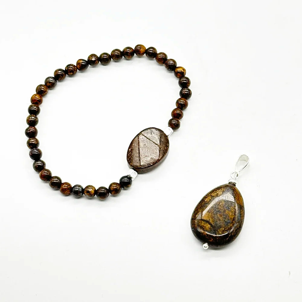 Pulsera de protección con Broncita