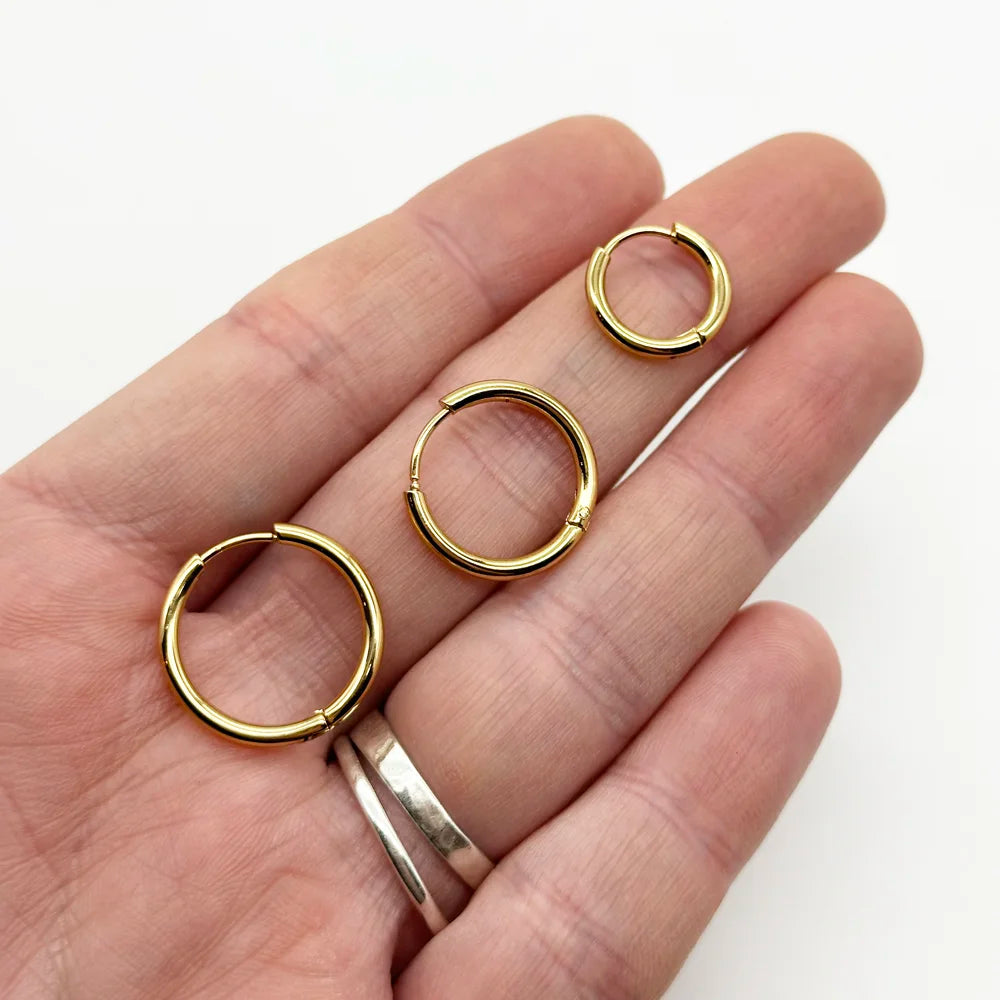 Aros Lisos de Acero Inoxidable