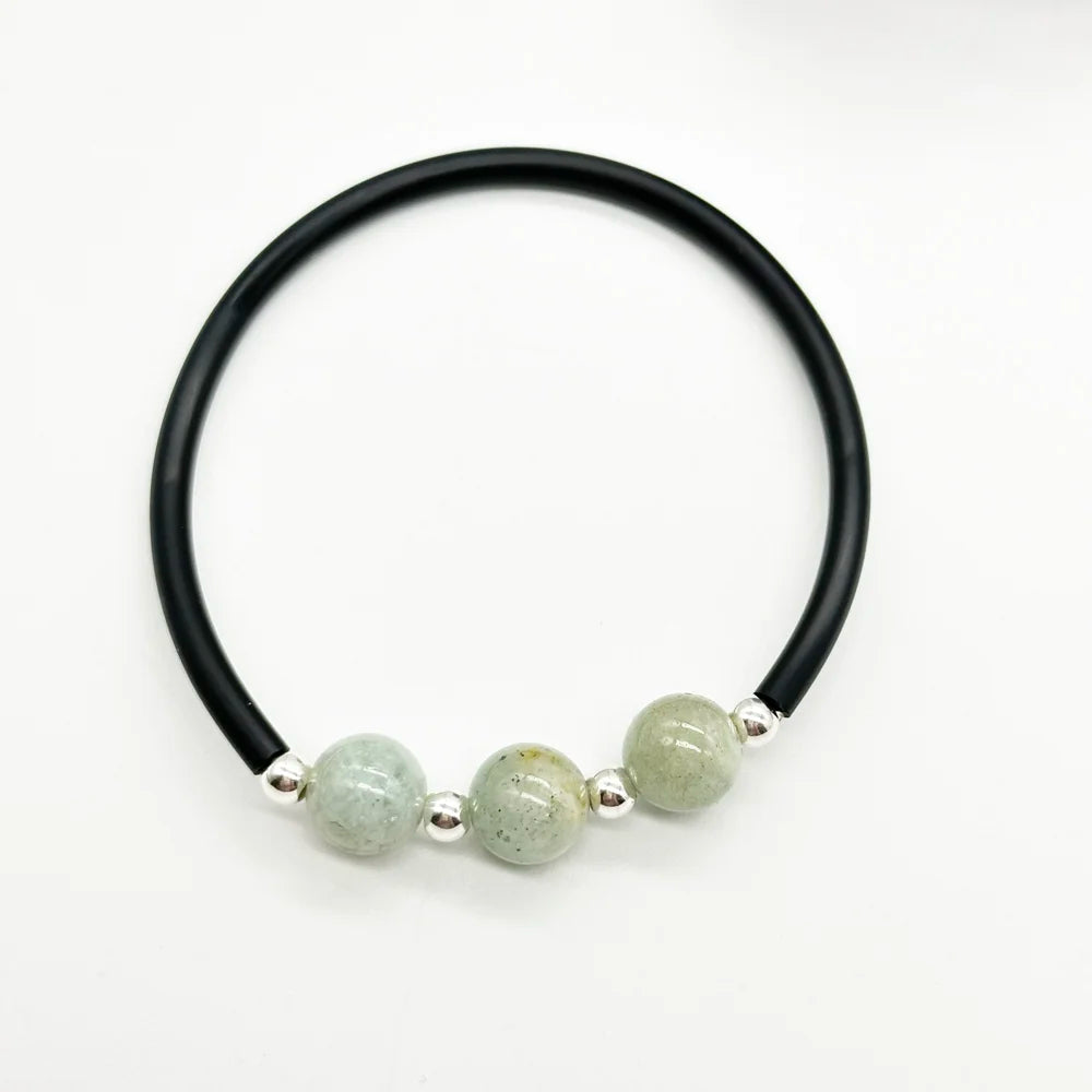 Pulsera 3 Aguamarinas