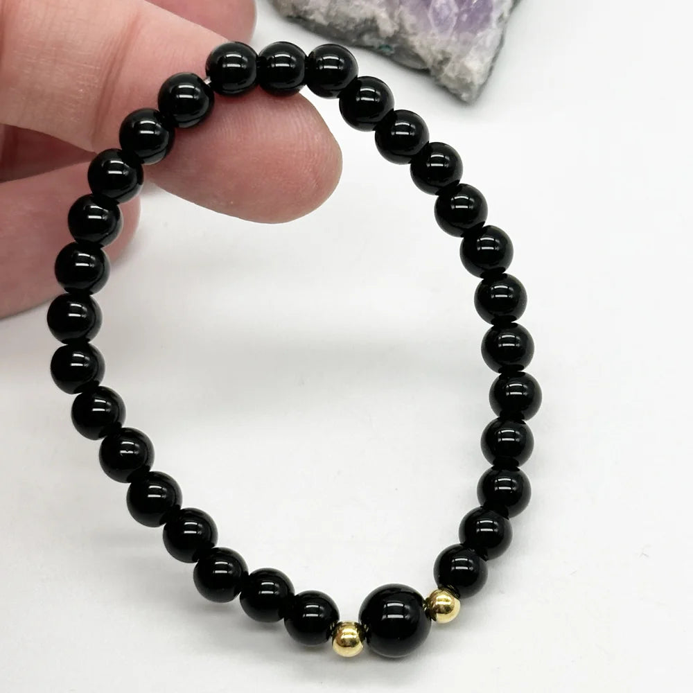 Pulsera Obsidiana Negra