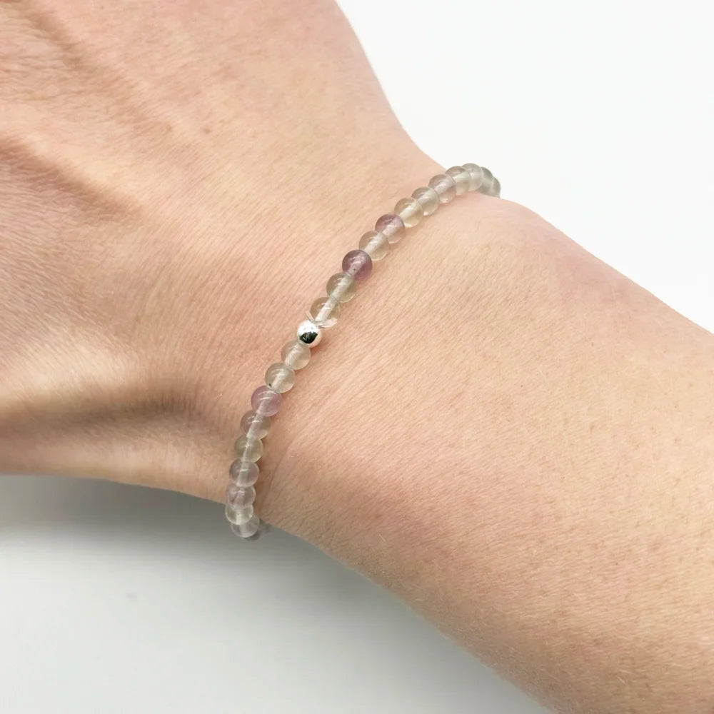 Pulsera finita de Fluorita