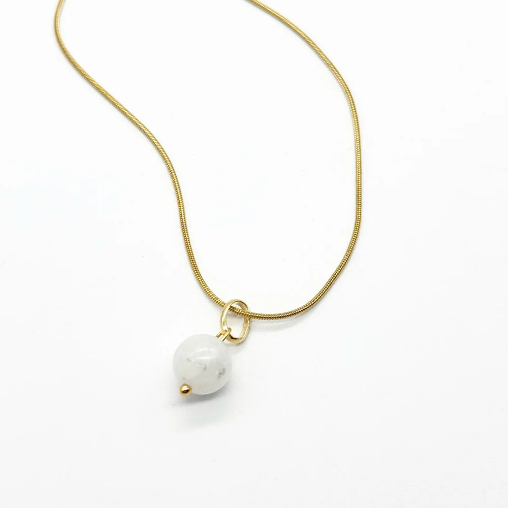 Colgante bola de Piedra Luna