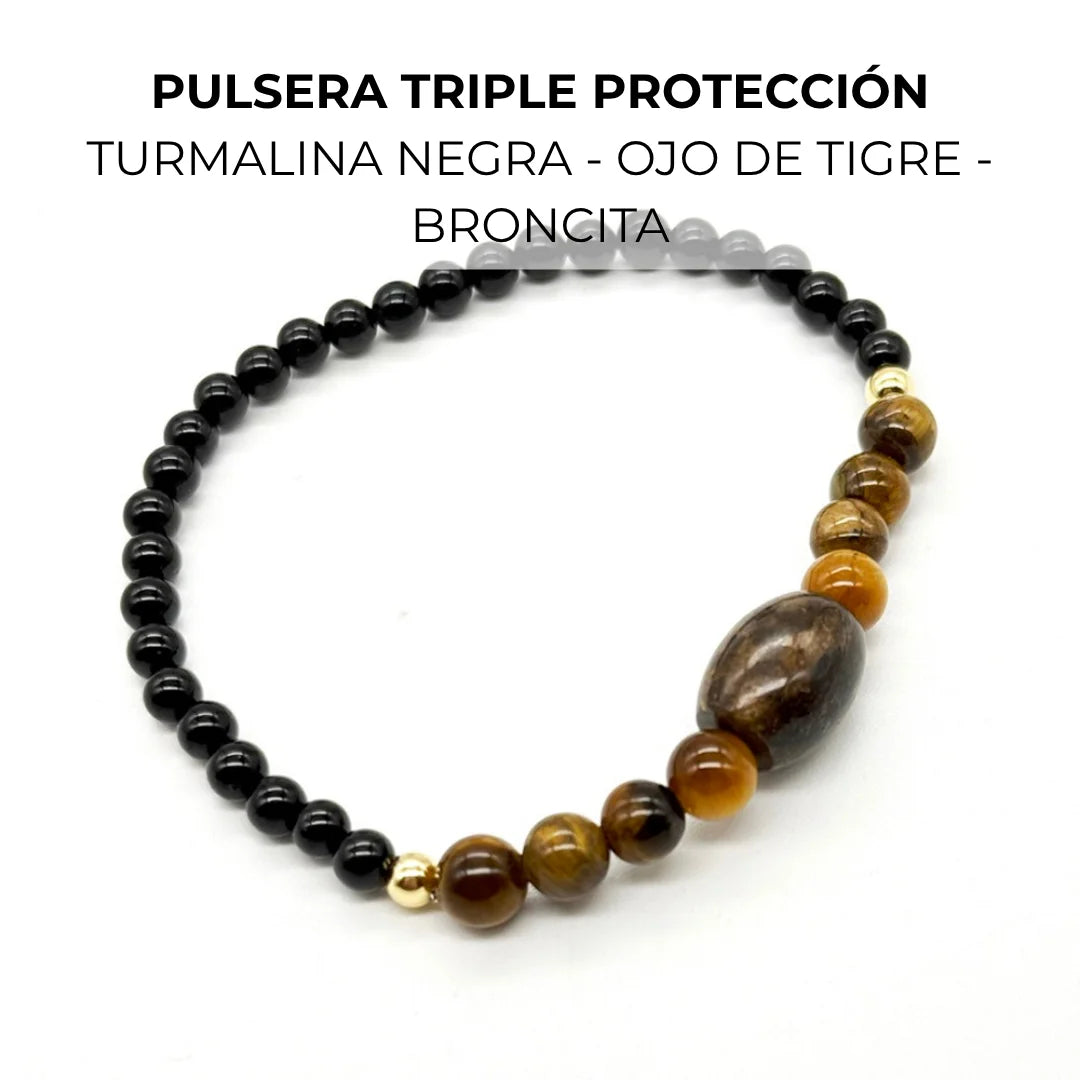 Pulsera protectora de piedras naturales