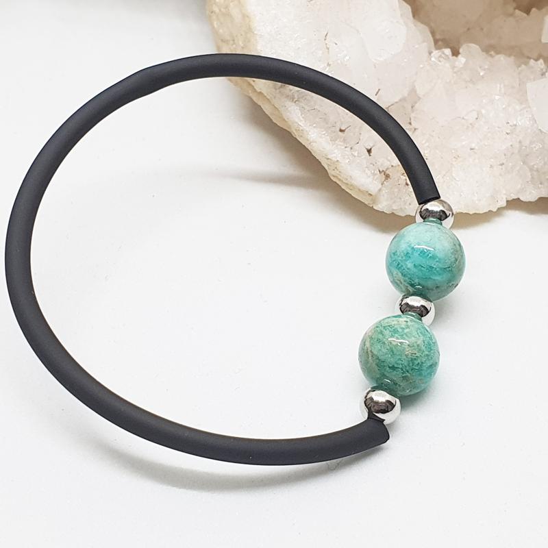 Pulsera Dos Minerales Grandes
