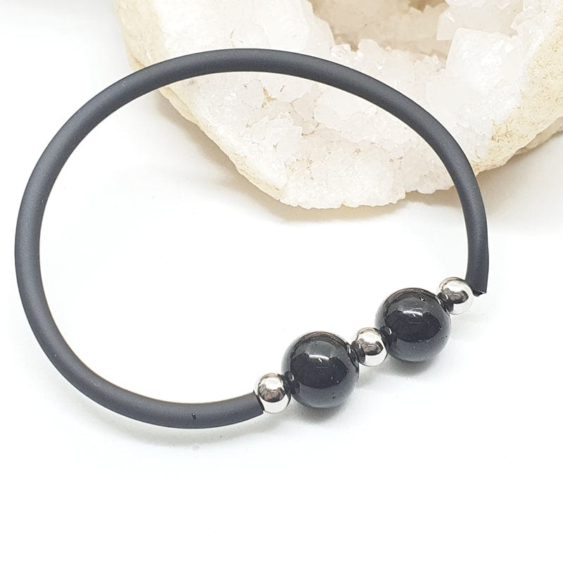 pulsera shungit, pulsera con minerales, pulseras para hombre, pulseras para mujeres, mineral new age, shungitm joyas artesanas, lamineria artesana