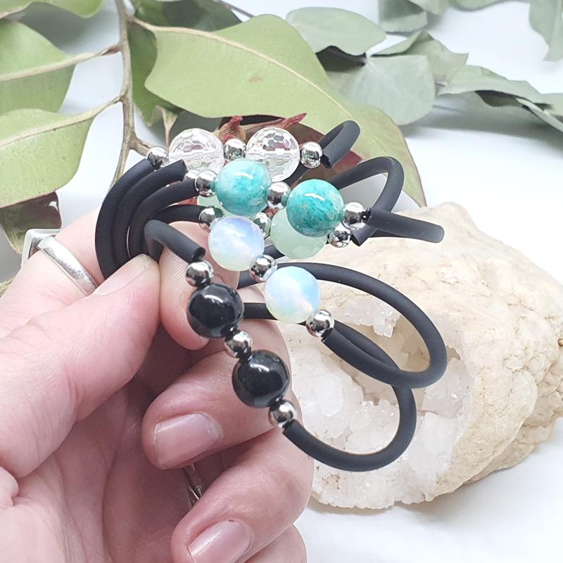 Pulsera Dos Minerales Grandes