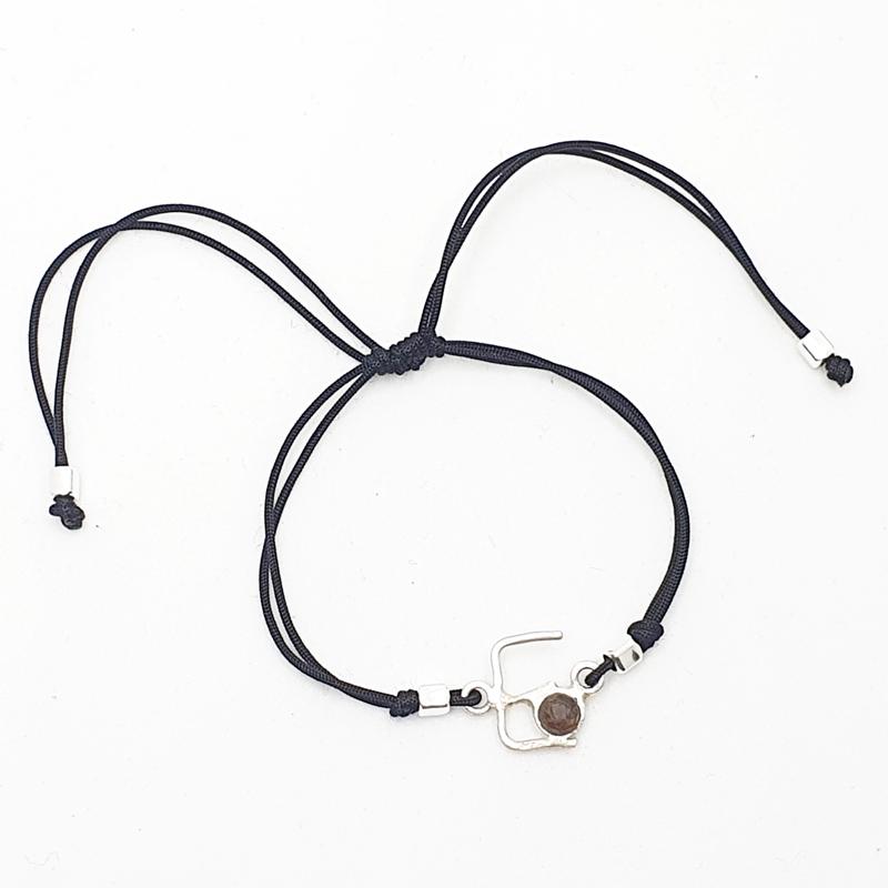 pulseras personalizadas, pulsera de plata, pulsera iniciales, pulseras personalizadas, plata y minerales, minerales naturales, joyeria artesana