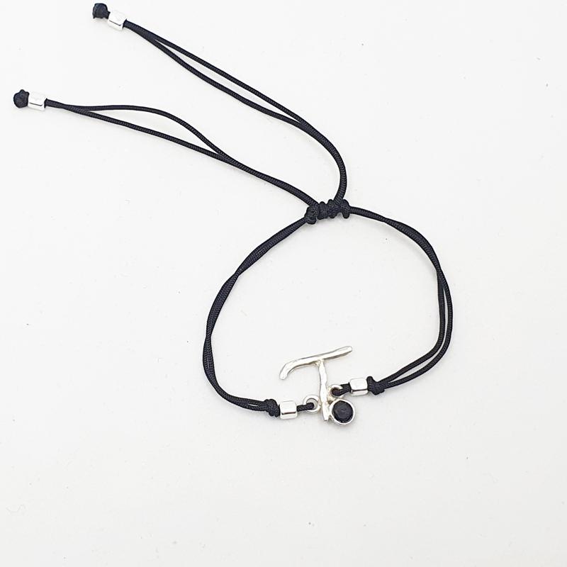 pulseras personalizadas, pulsera de plata, pulsera iniciales, pulseras personalizadas, plata y minerales, minerales naturales, joyeria artesana