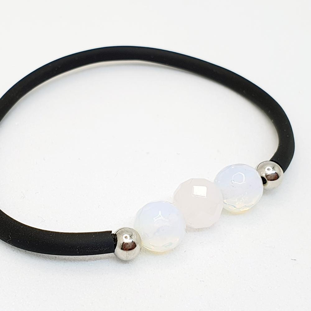 Pulsera para el amor, pulsera amor, amor, cuarzo rosa, pulsera con minerales naturales, pulseras, minerales naturales, pulseras elasticas, cristaloterapia