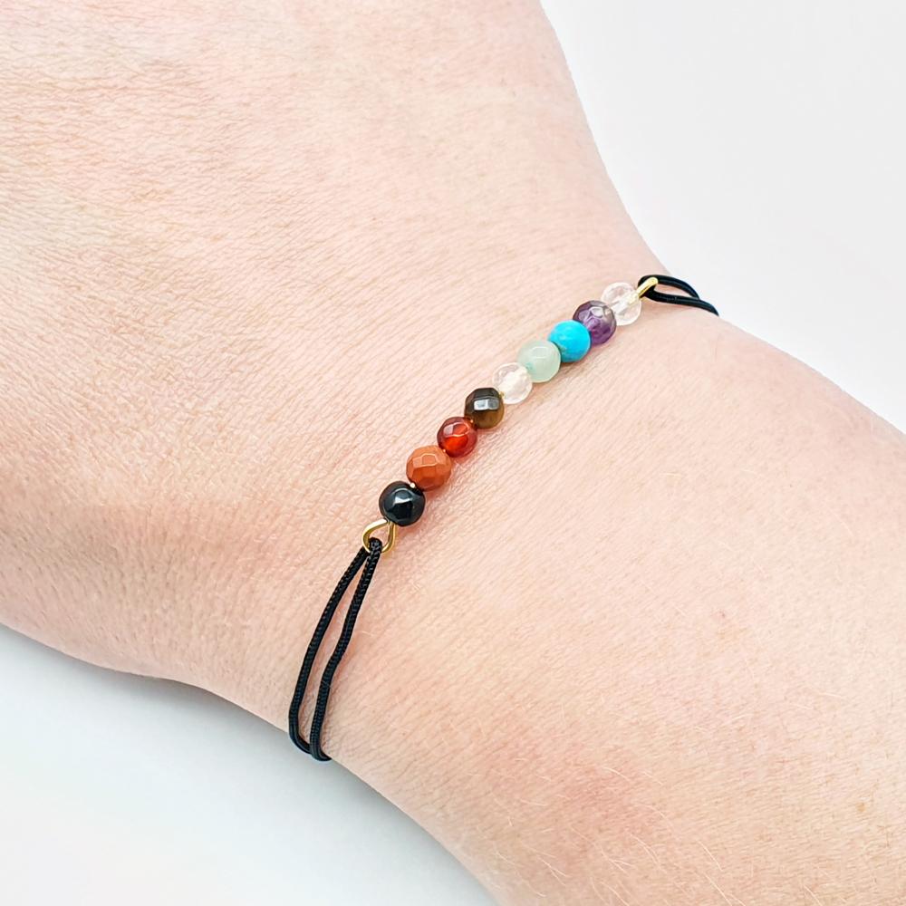la pulsera de los chacras, los chakras, pulsera chakras, las propiedades de los minerales, pulseras, joyas con minerales, joyas artesanales, minerales, minerales chacras, chakras, chacras
