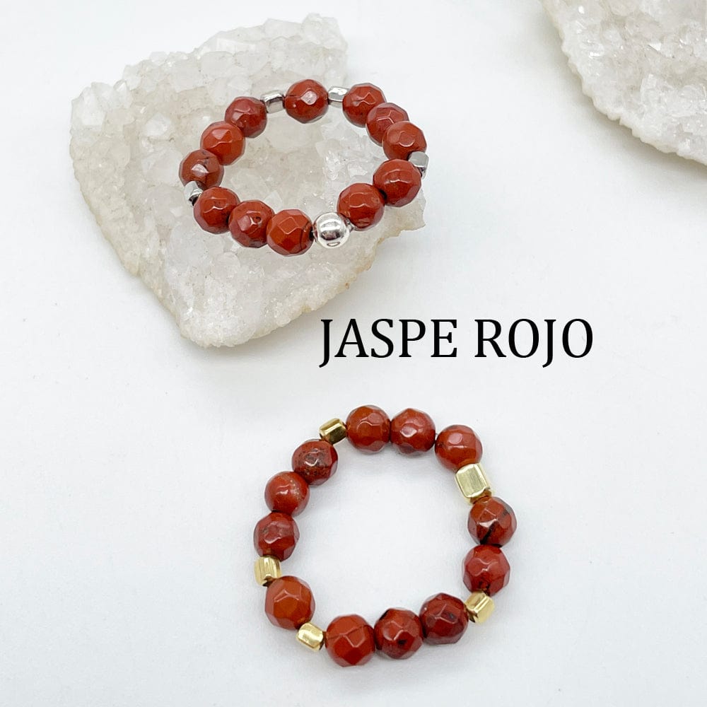 Natural Mineral Rings