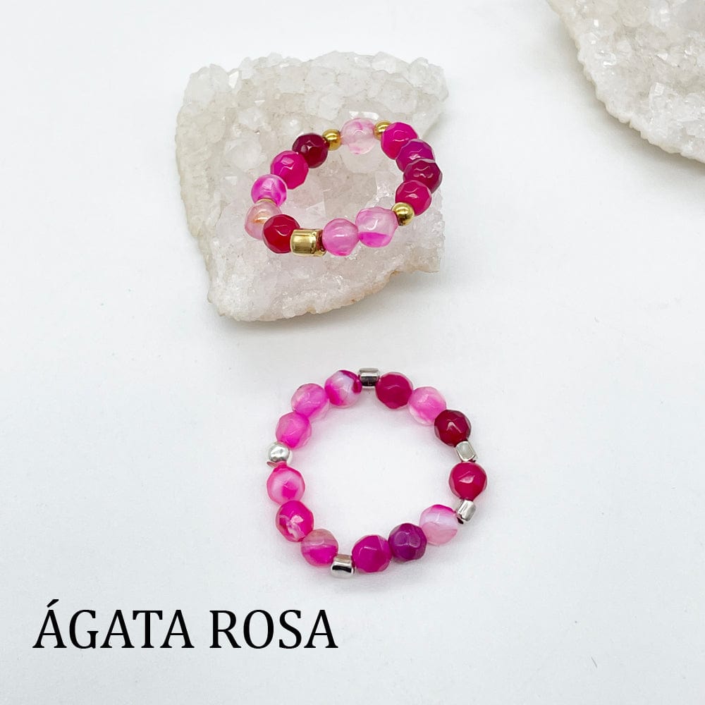 Natural Mineral Rings
