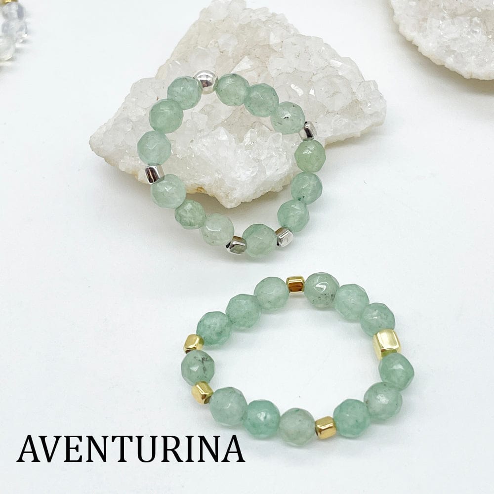 Natural Mineral Rings