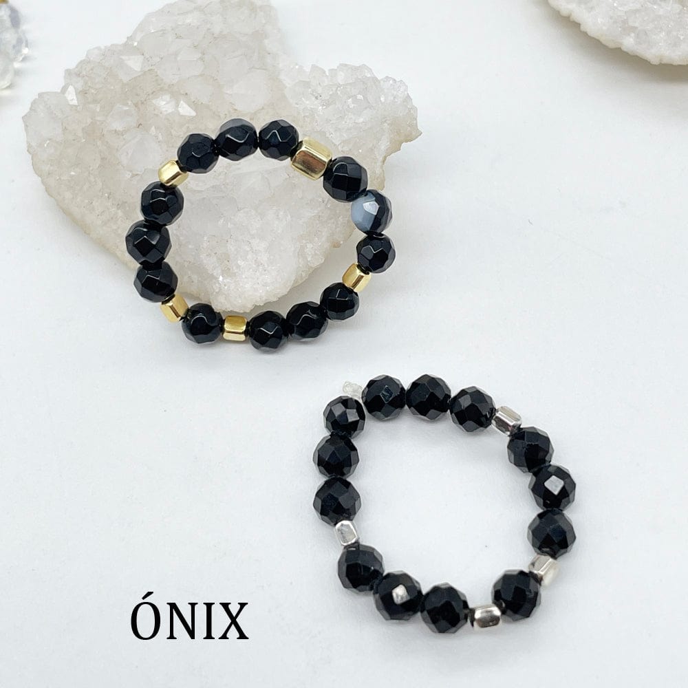 Natural Mineral Rings