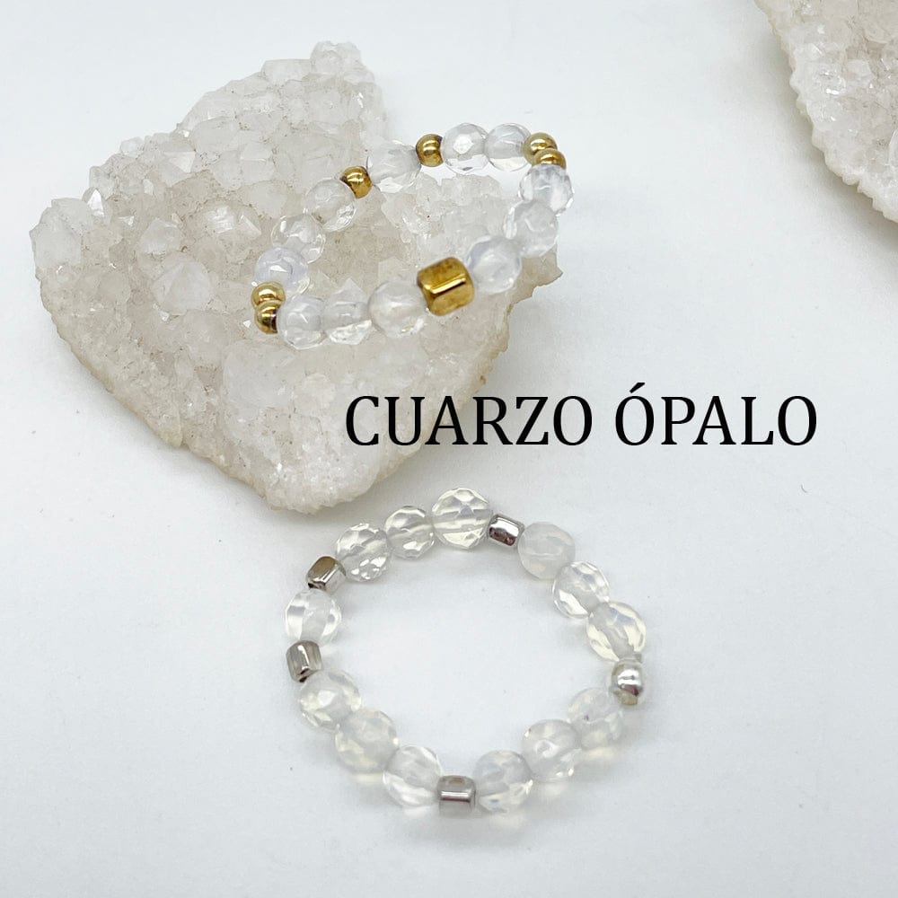 Natural Mineral Rings