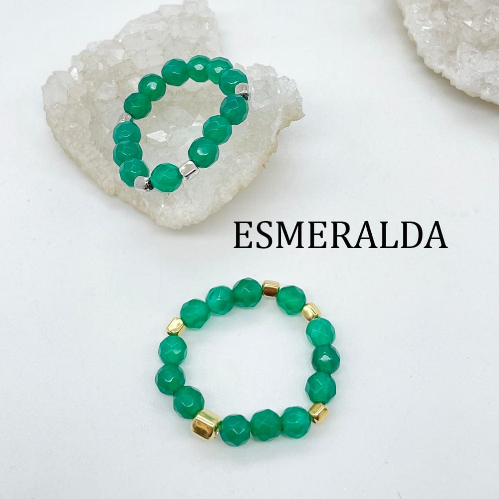 Natural Mineral Rings