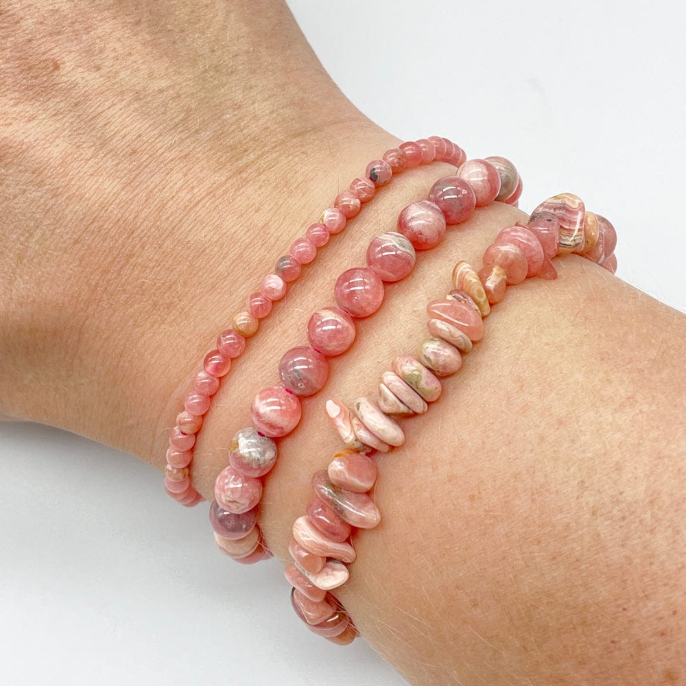 rodocrosita, minerales, piedras naturales, pulsera de la fertilidad