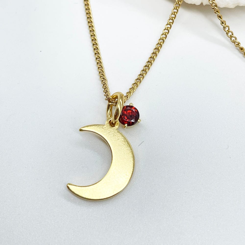 Collar Luna con Mineral