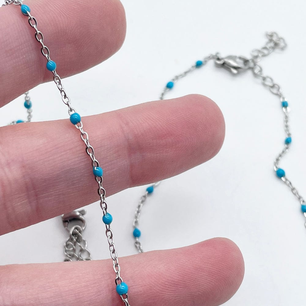 Turquoise beads anklet