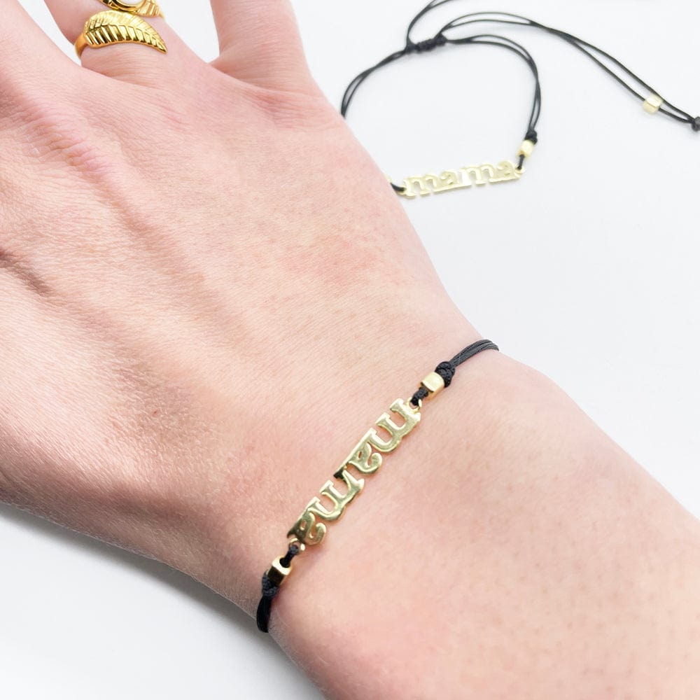 pulsera mama, ideas para el día de la madre, regalos para el dia de la madre, pulsera de plata, pulsera mama oro, joyas online, lamineria artesana