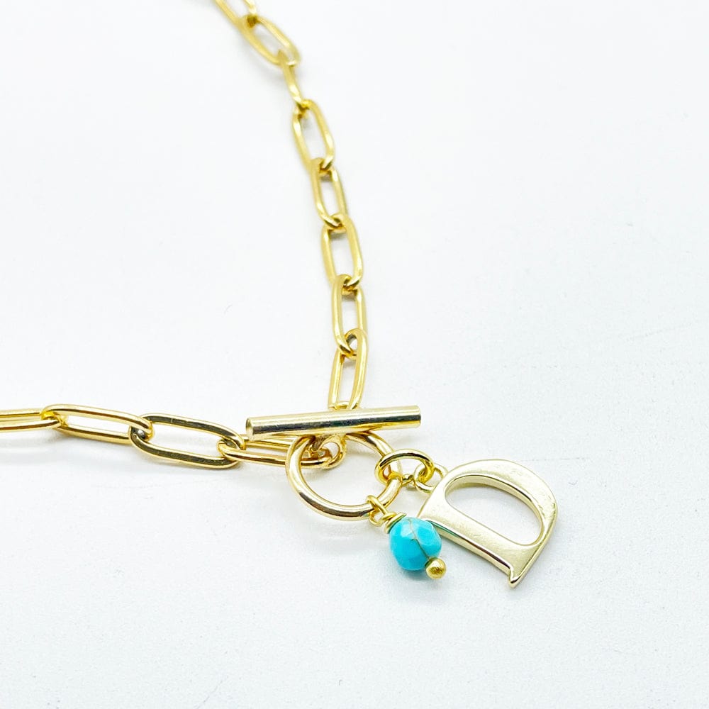 Nuevo Collar mini inicial y Mineral