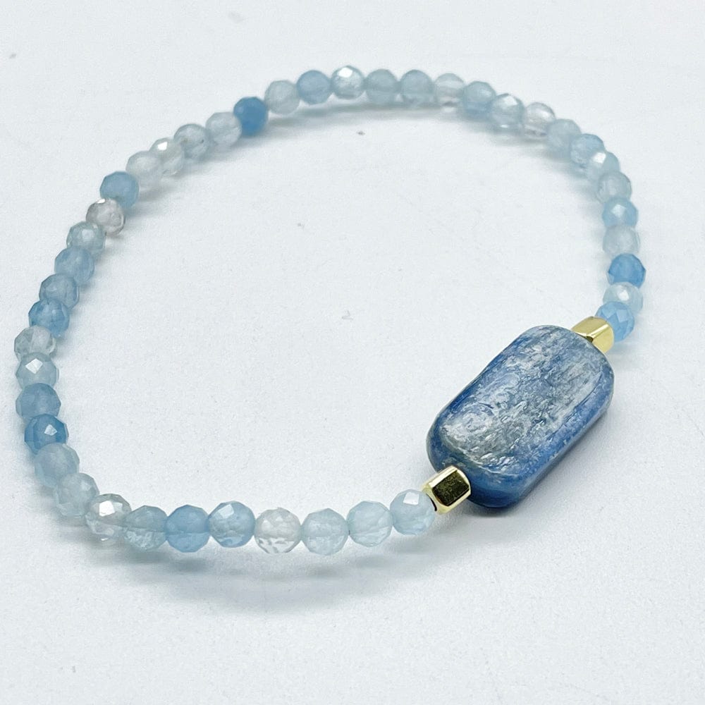 Kyanite and Aquamarine Bracelet