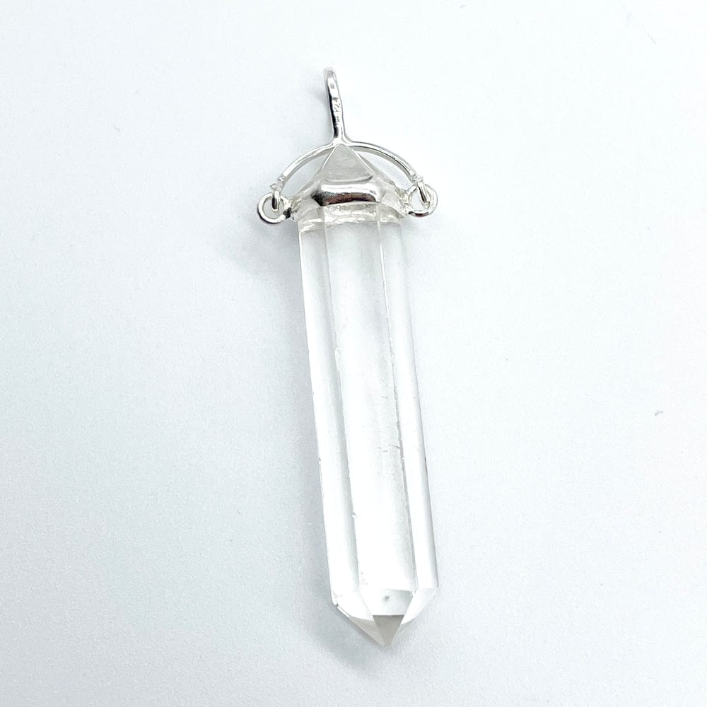 Colgante Punta de Cuarzo Blanco