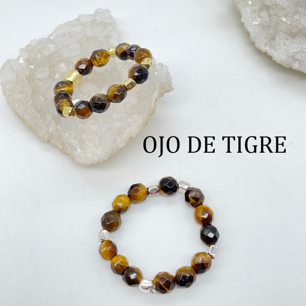 Natural Mineral Rings