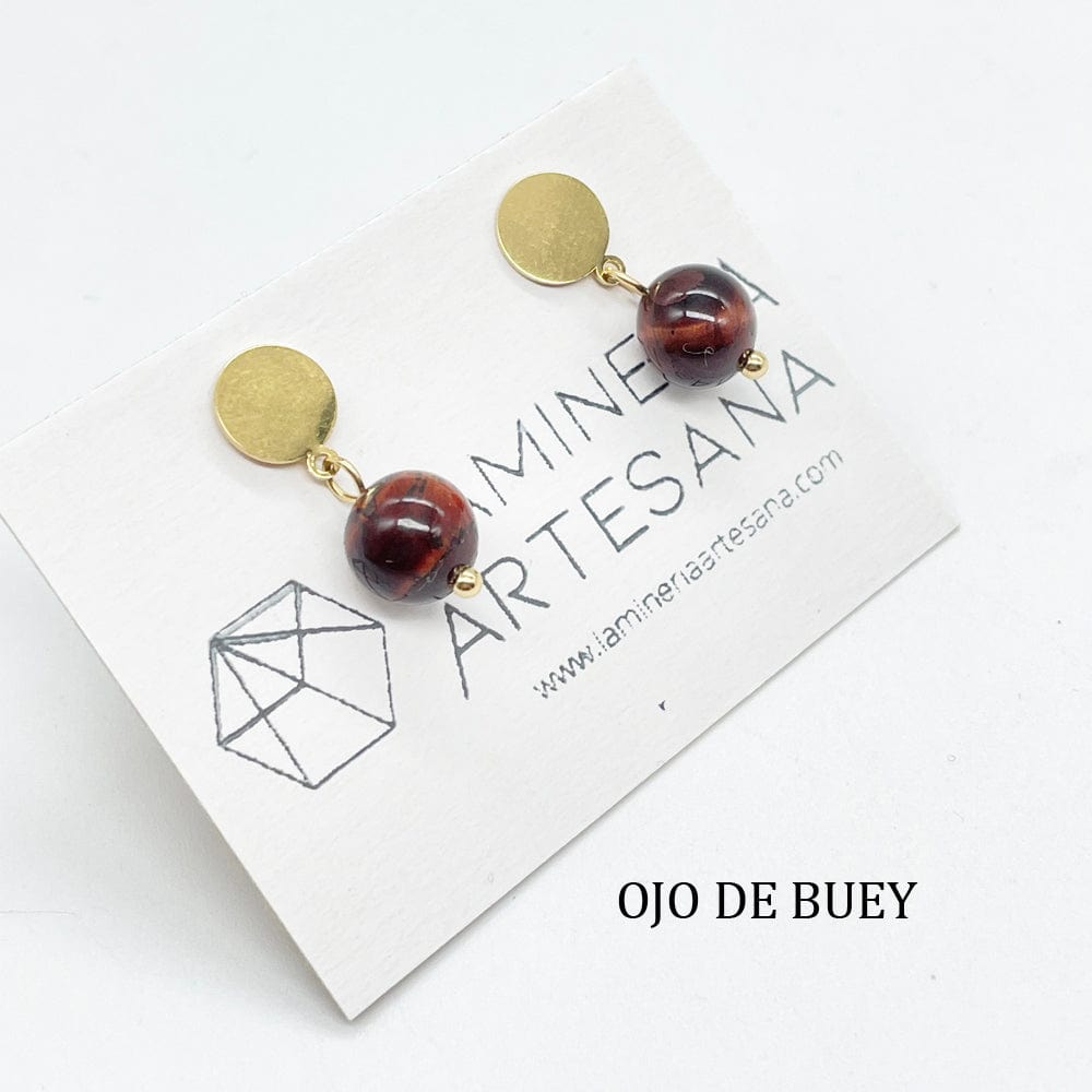 pendientes de ojo de buey, pendientes de protección