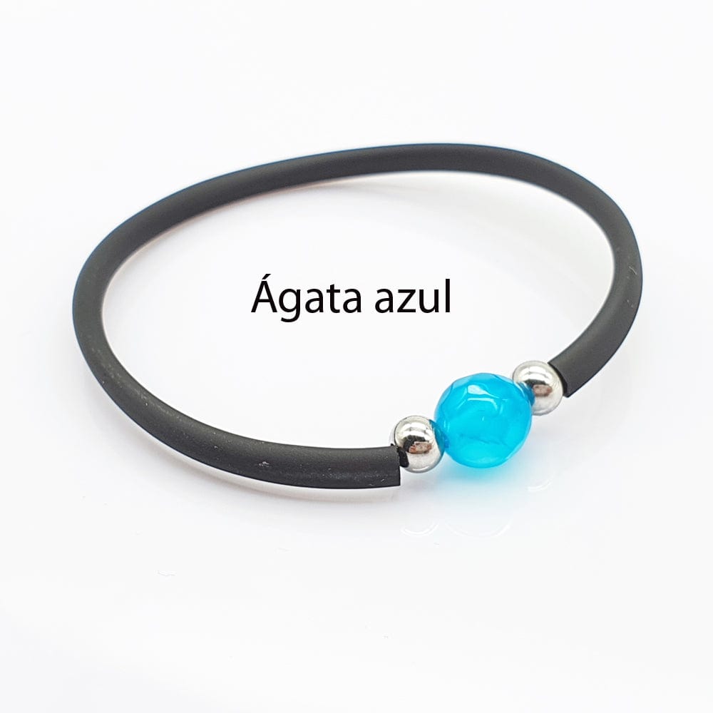 Pulsera elástica con perla, chacras, la pulsera de los chacras, colgante punta de cuarzo rosa, colgante, joyas acero, joyas artesanales, plata y minerales, pulsera minerales, minerales, piedras terapeuticas, gemoterapia, las propiedades de los minerales, mineral therapy, mineral stone therapy, joyas online, plata y minerales, agata azul