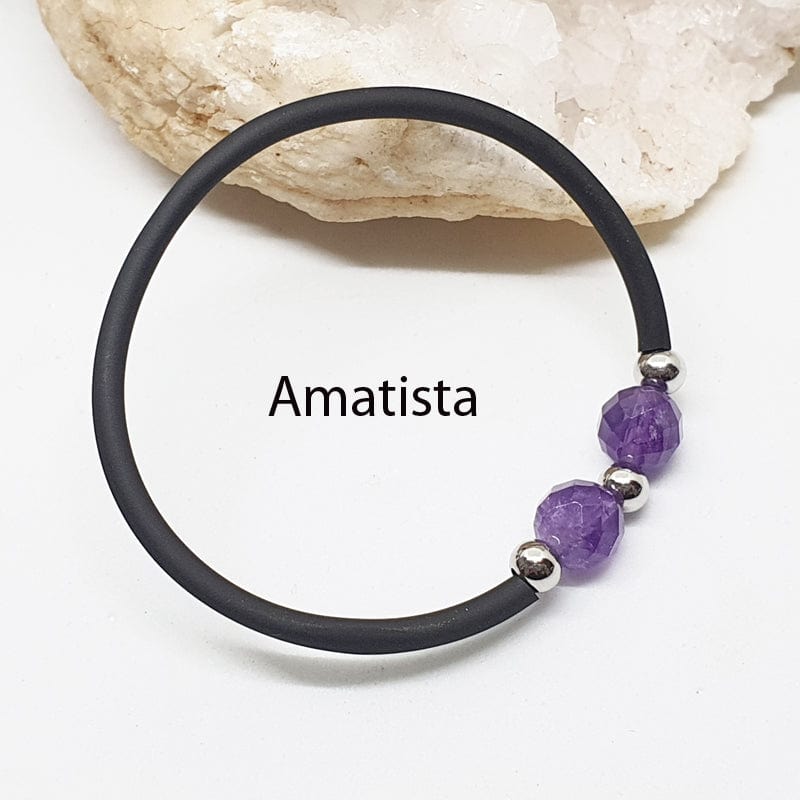 Pulsera dos minerales pequeños