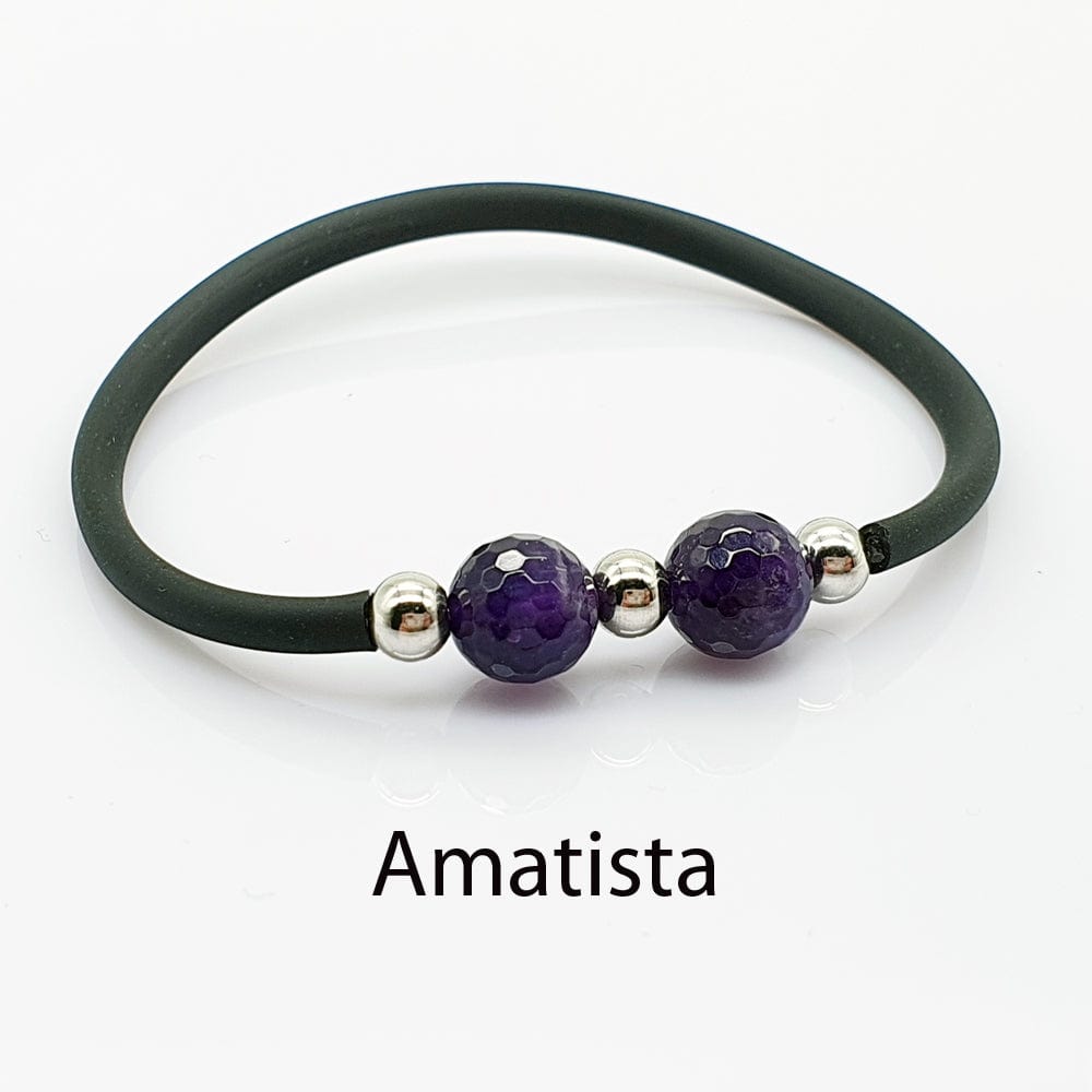 pulseas, pulseras con minerales, minerales naturales, piedras naturales, piedras preciosas, pulseras elasticas, joyas artesanas, esoterismo, piedras magicas, joyas online, amatista