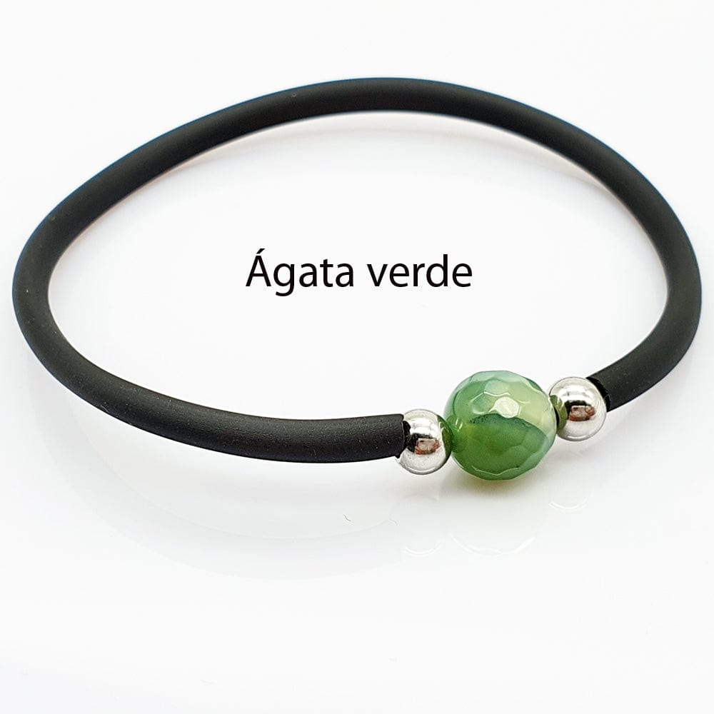 Pulsera elástica con perla, chacras, la pulsera de los chacras, colgante punta de cuarzo rosa, colgante, joyas acero, joyas artesanales, plata y minerales, pulsera minerales, minerales, piedras terapeuticas, gemoterapia, las propiedades de los minerales, mineral therapy, mineral stone therapy, joyas online, plata y minerales, agata verde