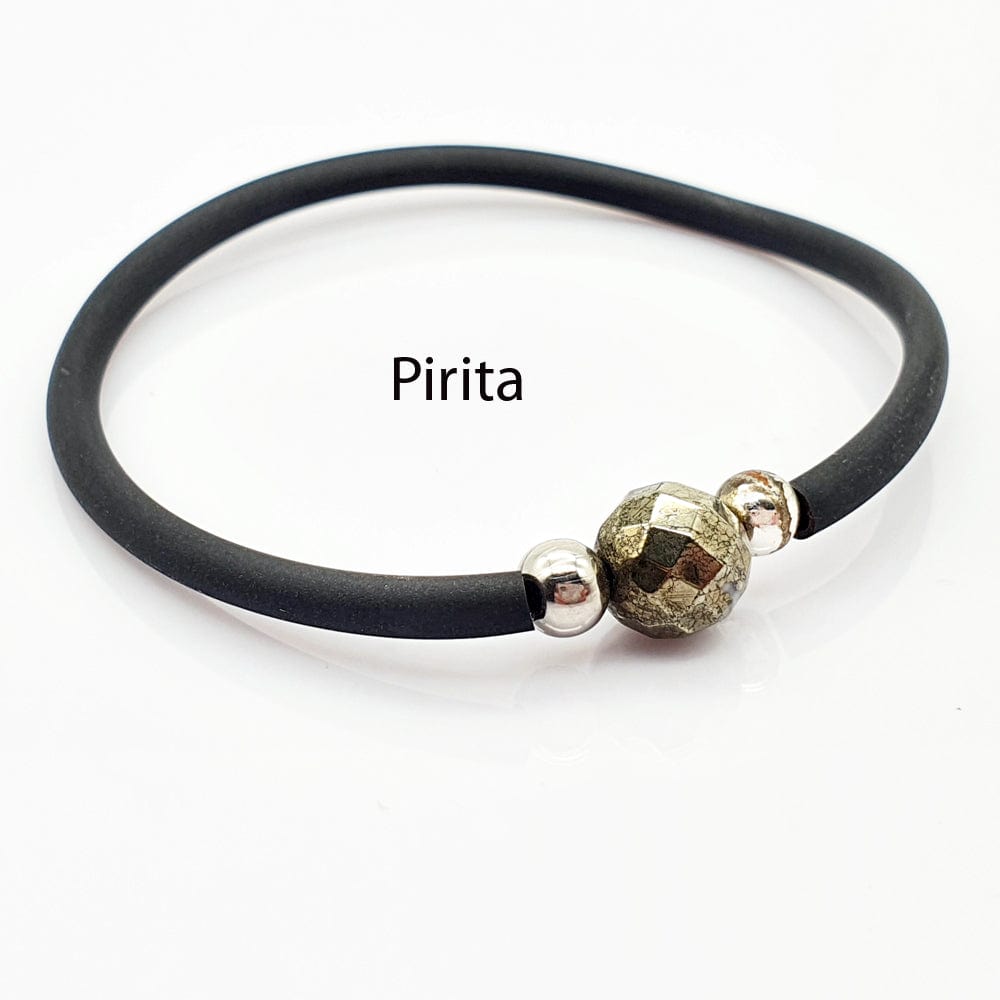 Pulsera elástica con perla, chacras, la pulsera de los chacras, colgante punta de cuarzo rosa, colgante, joyas acero, joyas artesanales, plata y minerales, pulsera minerales, minerales, piedras terapeuticas, gemoterapia, las propiedades de los minerales, mineral therapy, mineral stone therapy, joyas online, plata y minerales, pirita