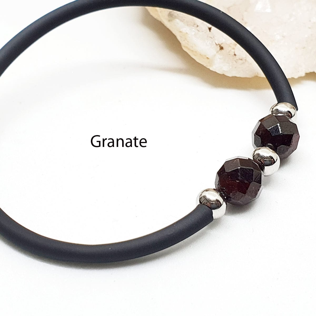 pulseas, pulseras con minerales, minerales naturales, piedras naturales, piedras preciosas, pulseras elasticas, joyas artesanas, esoterismo, piedras magicas, joyas online, granate