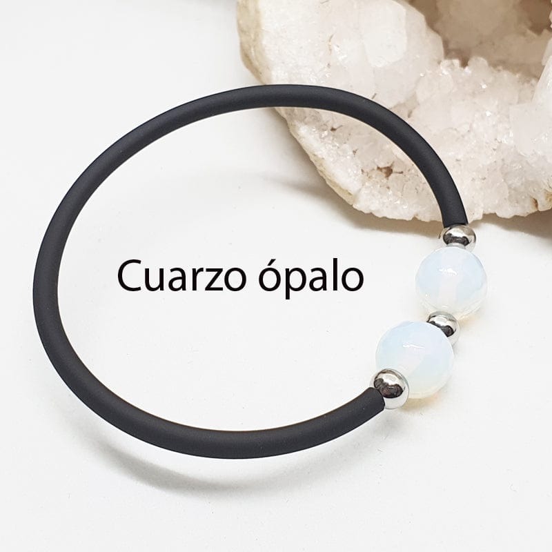 pulseas, pulseras con minerales, minerales naturales, piedras naturales, piedras preciosas, pulseras elasticas, joyas artesanas, esoterismo, piedras magicas, joyas online, opalo, cuaro opalino